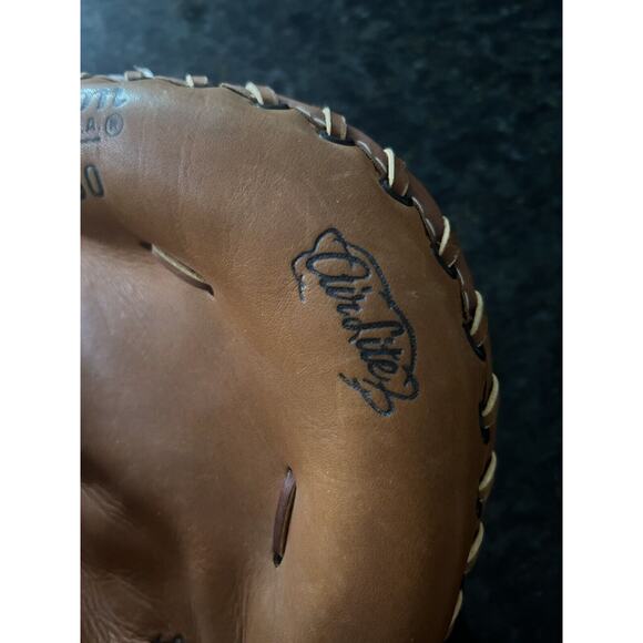 Vintage Wilson A9860 Softball Catchers Mitt Made In USA NWOT Brown‎ Leather - Picture 13 of 14